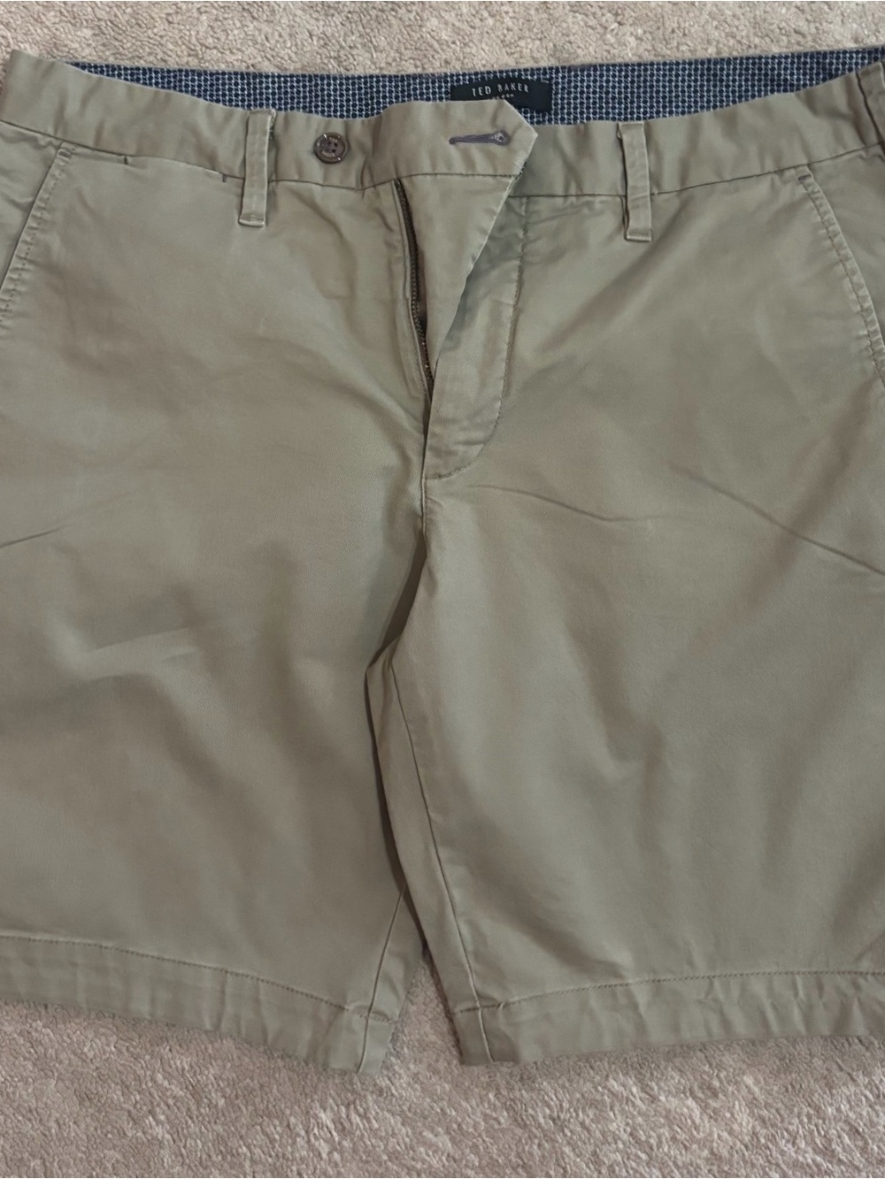 Ted Baker Men's Khaki Chino Shorts